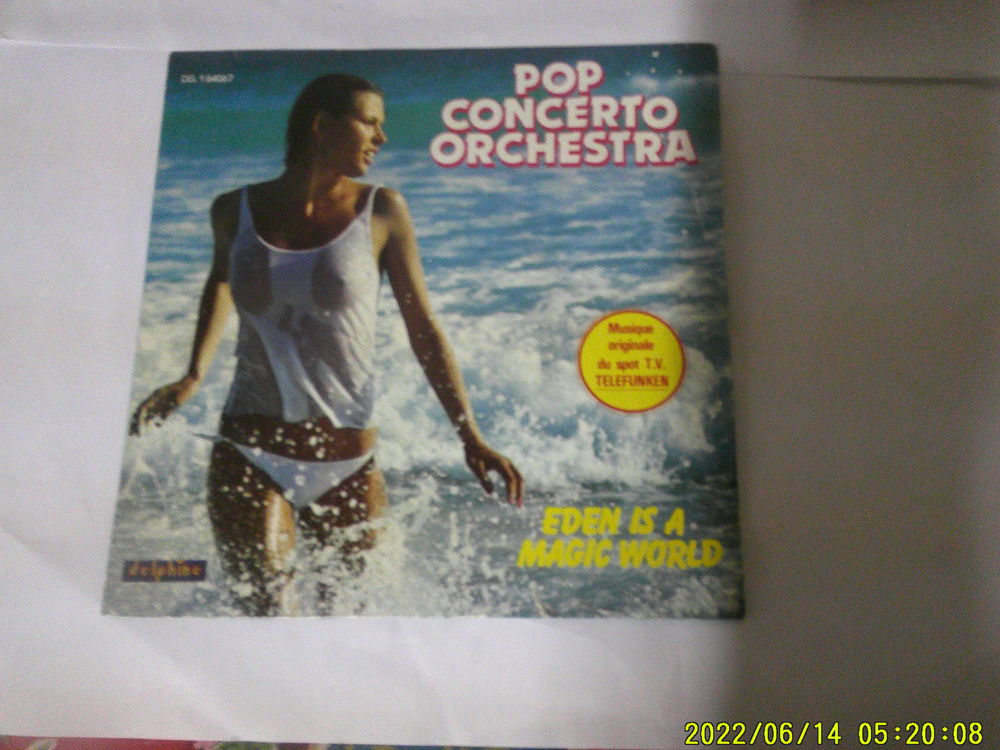 Disque  Vinyle  .  POP  CONCERTO  ORCHESTRA 15 Nontron (24)