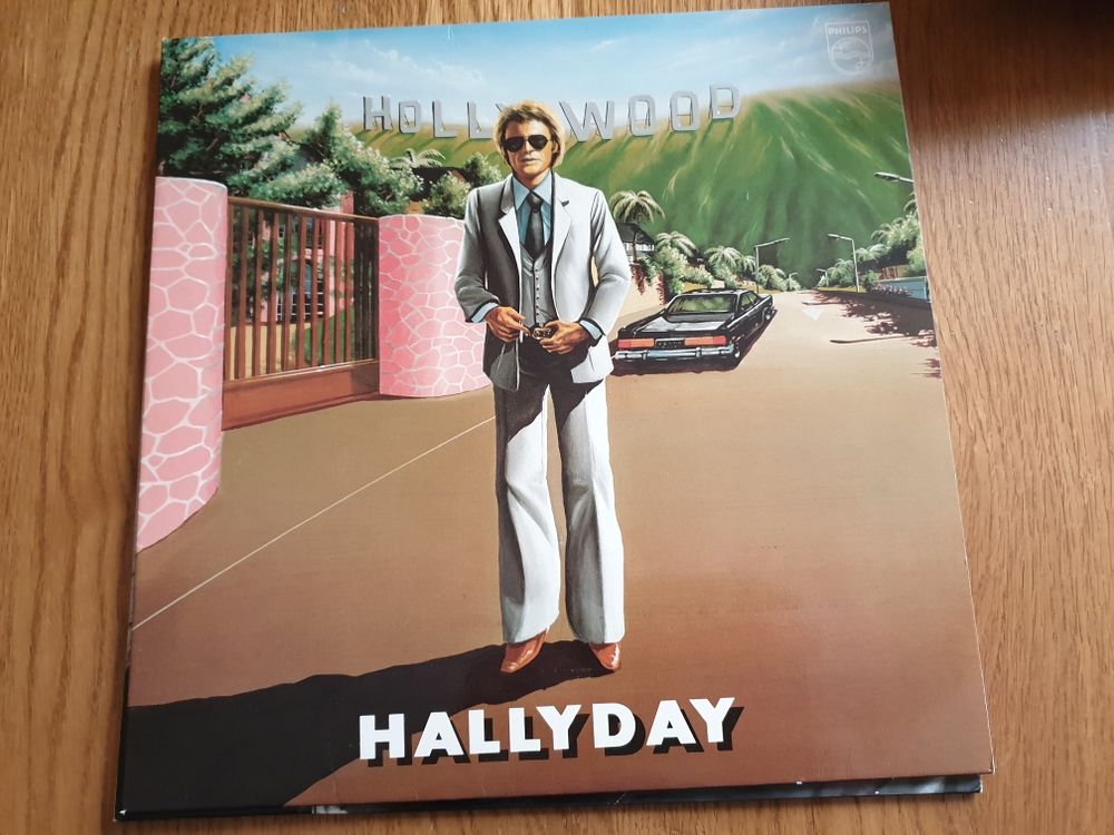 Disque vinyle Johnny Halliday Holliwood 35 Villerupt (54)