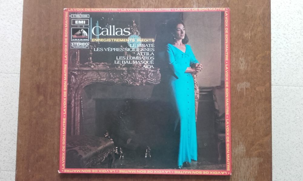 Disque 33 T (vinyle)
Maria CALLAS 5 �tampes (91)