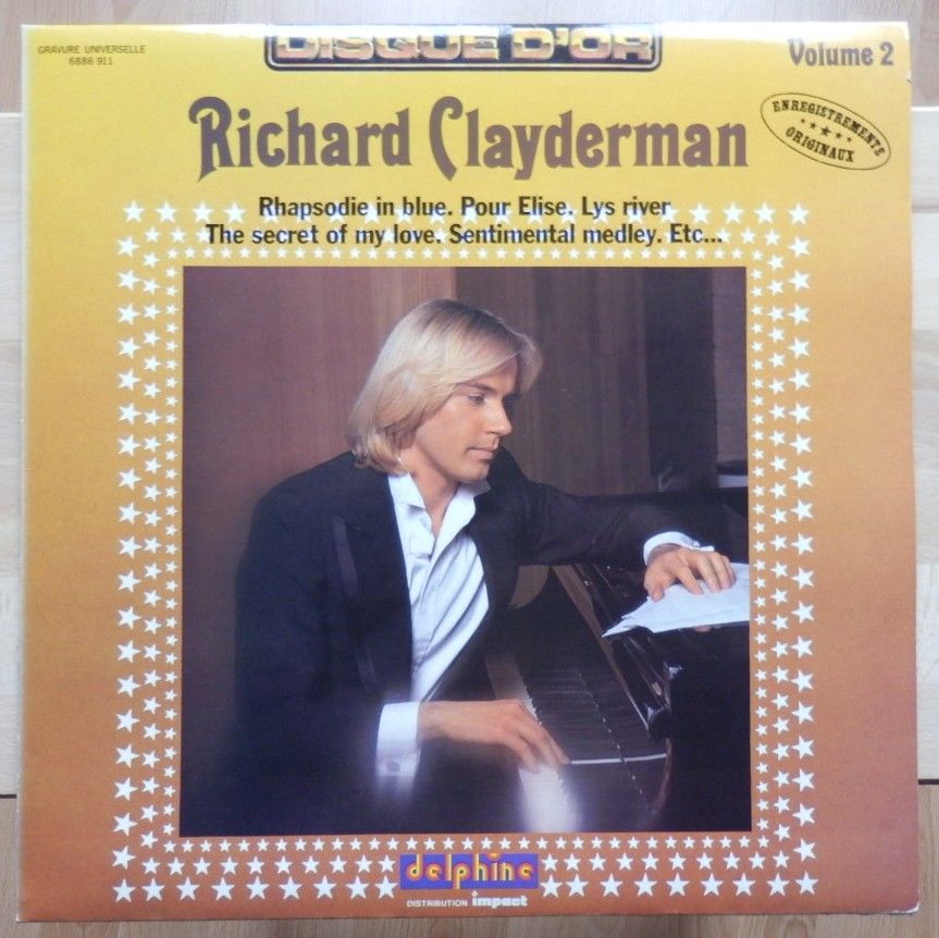 Disque 33 T vinyle - Richard Clayderman vol 2 : TBE 3 �vry (91)