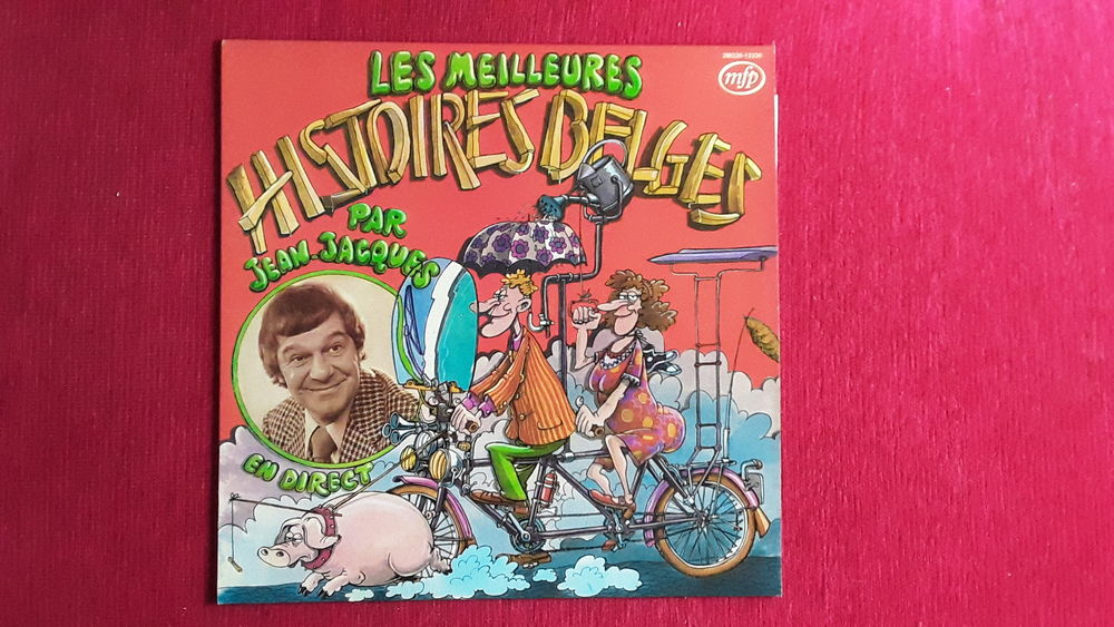 Disque vinyle 33 tour histoires Belges par Jean Jacques 12 Joinville-le-Pont (94)