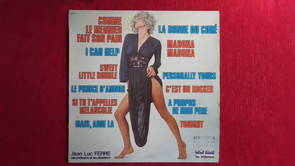 Disque vinyle 33 tour Jean-Luc Ferré 12 Joinville-le-Pont (94)