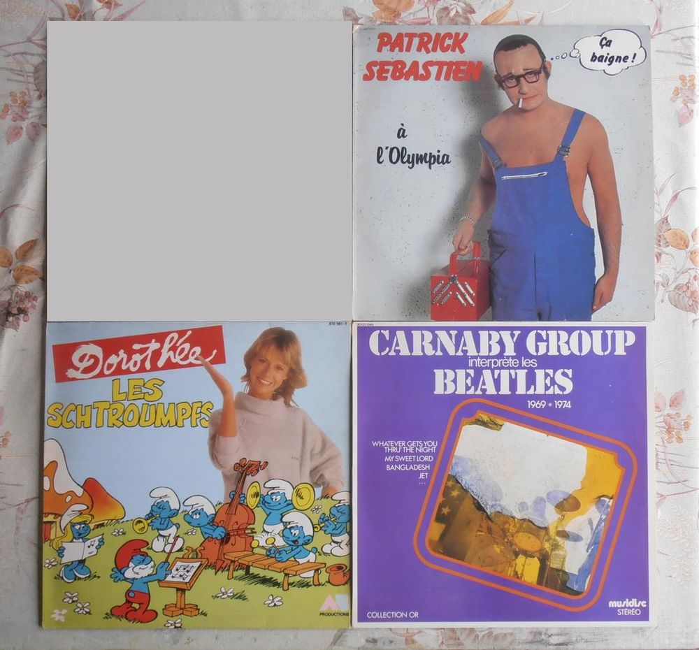 Disque vinyle 33 tours Doroth�e, Patrick S�bastien, Carnaby 8 Aubin (12)