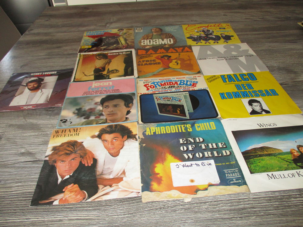 LOT DE 24 DISQUES 45TOURS 19 Fl�ac (16)
