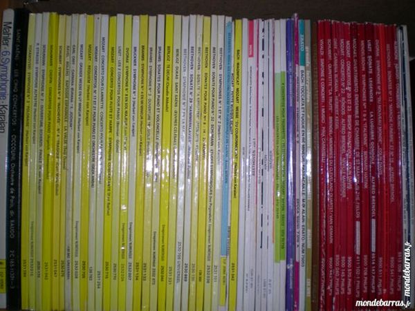 Lot de 55 disques ' Musique Classique ' 33 T 0 Houtaud (25)