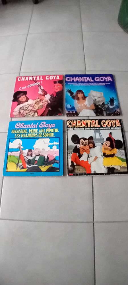 Lot de 4 disques 33 tours Chantal Goya 3 Eybens (38)