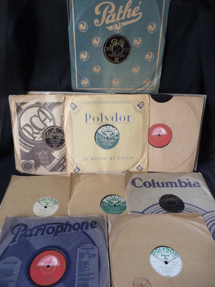 Disques 78 tours - Dont  Lucienne BOYER  17 Mouvaux (59)