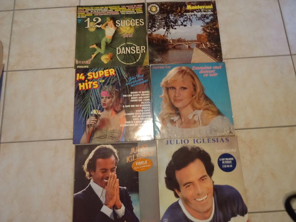 6 disques 33 tours vari�t�. 2.5 Tr�muson (22)