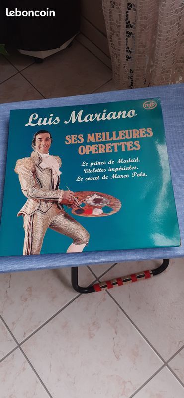 Lot de 2 disques vinyl 33 tours Luis Mariano 20 Grisolles (82)