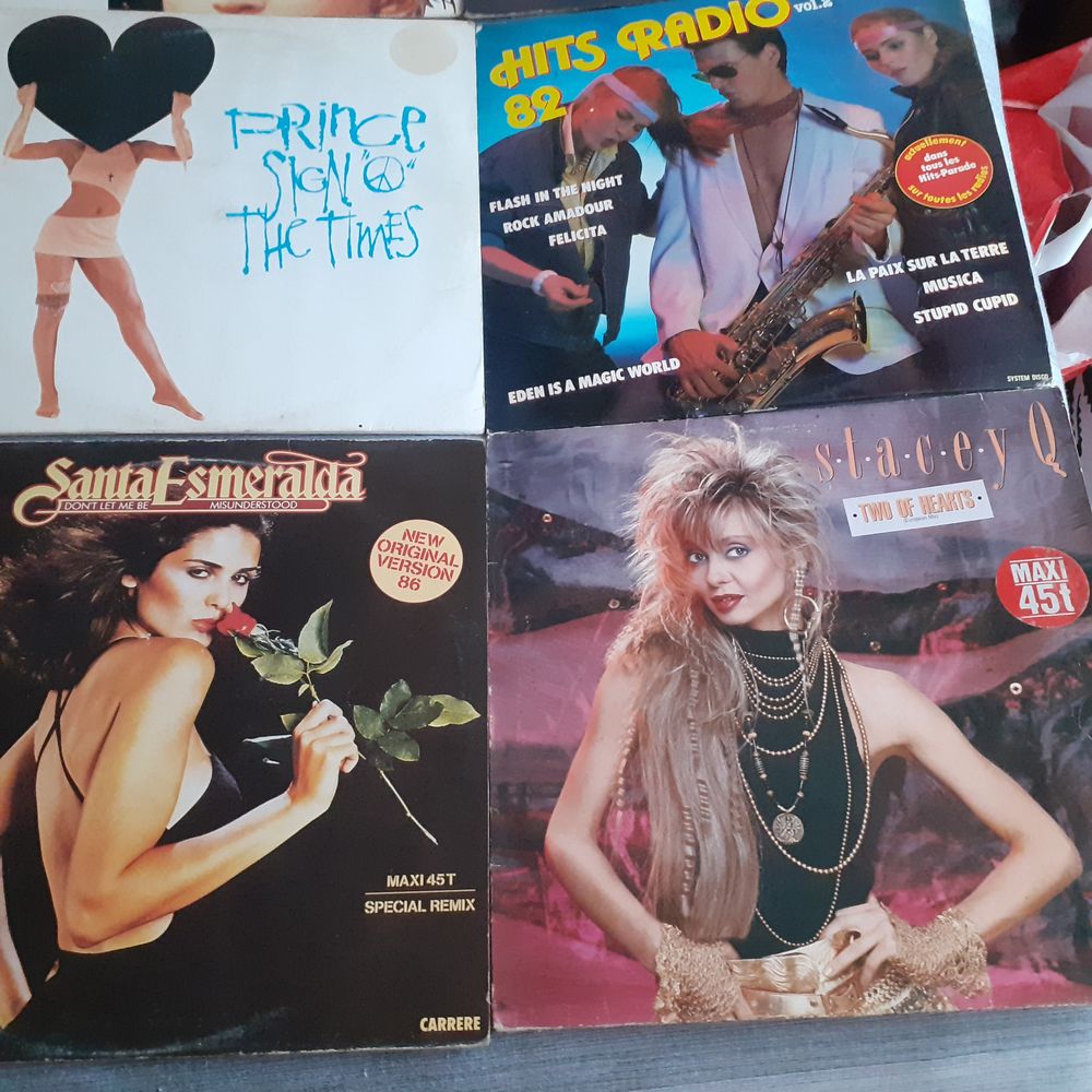 Lot de 4 disques vinyle 60 Viry-Ch�tillon (91)