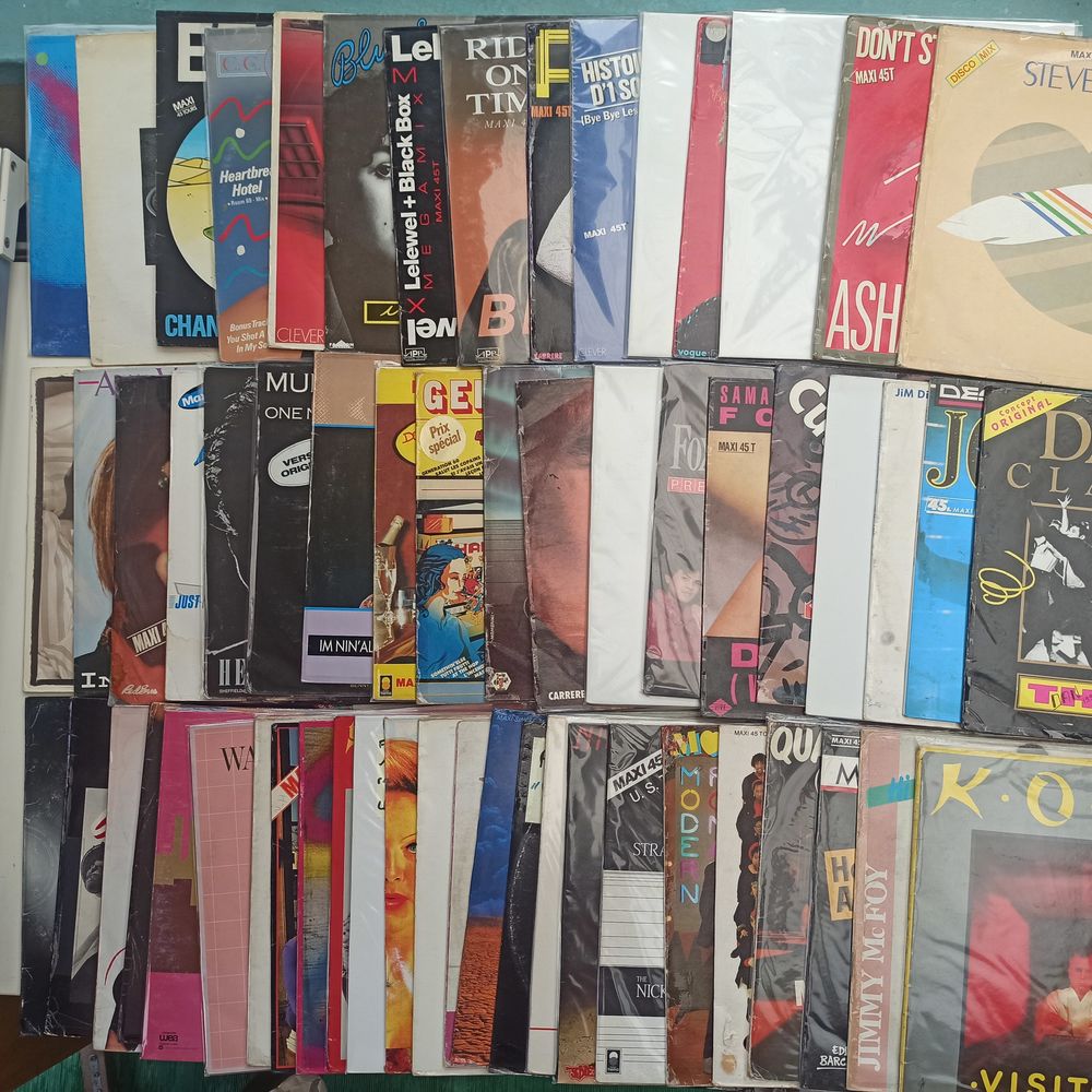 Disques Vinyles Maxi 45T Hits discoth�ques Ann�es 80' & 90' 2 Pontivy (56)