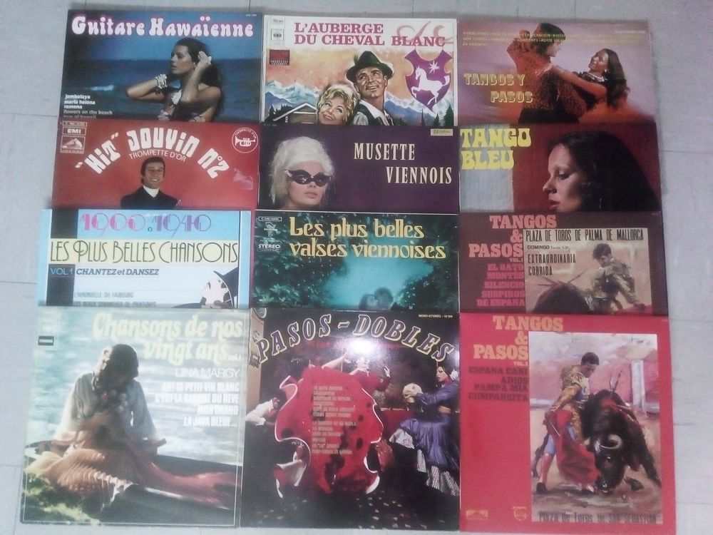 Lot 12 disques vinyles 33 tours chansons danses op�rette 20 Toul (54)