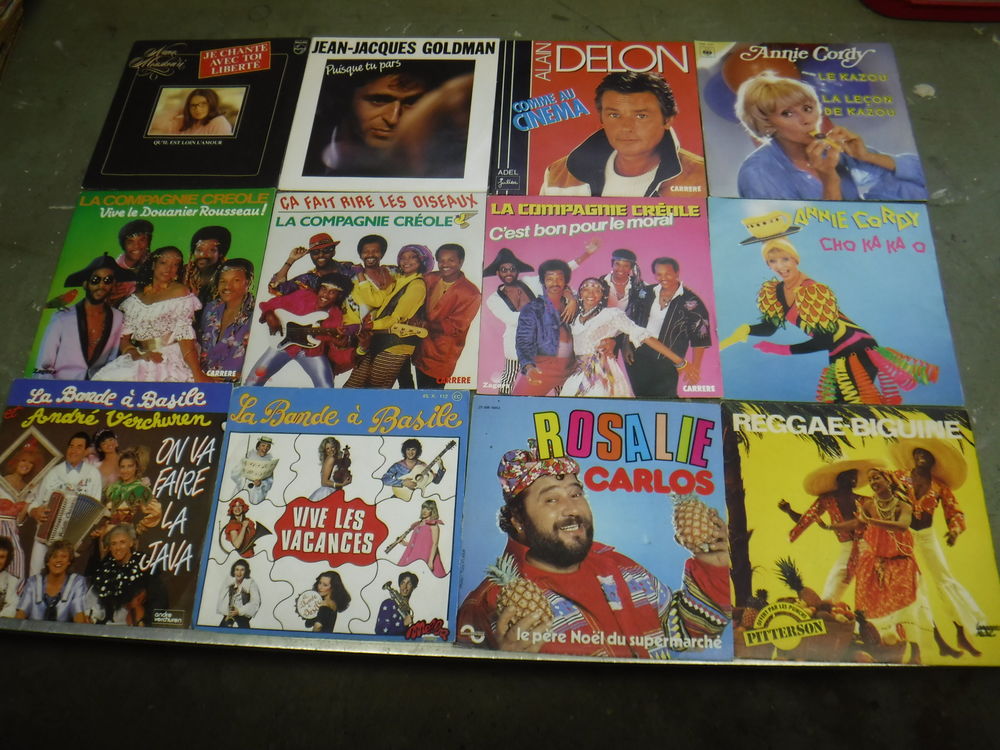 Disques vinyles 45T - Vari�t�s Fran�aises. (37 � 60) 0 Villeneuve-le-Roi (94)
