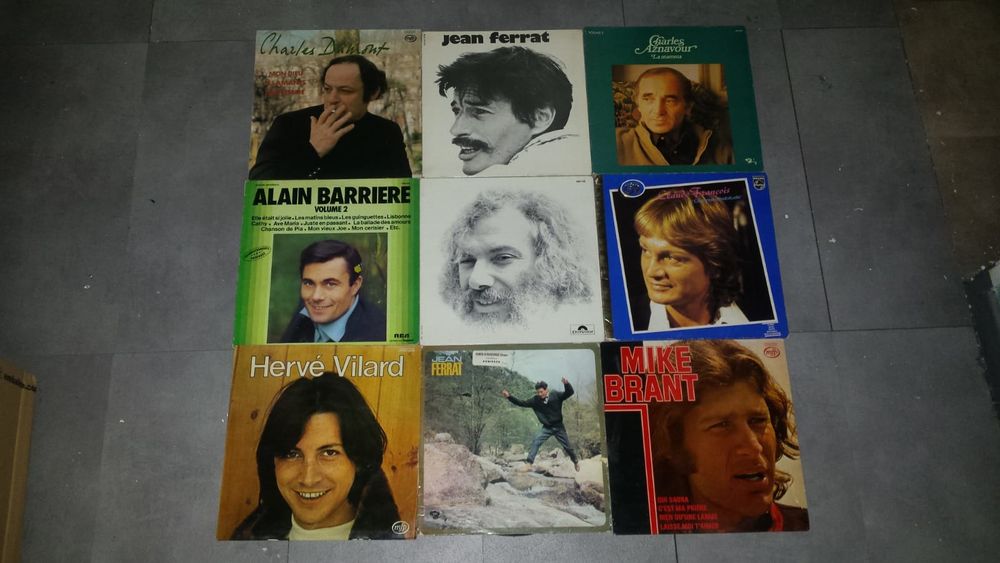 LOT DE 63  DISQUES VINYLES 33T 189 Paris 19 (75)
