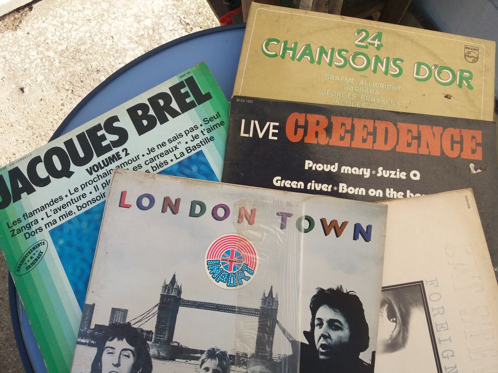 Disques  vinyles 25 Bouzincourt (80)