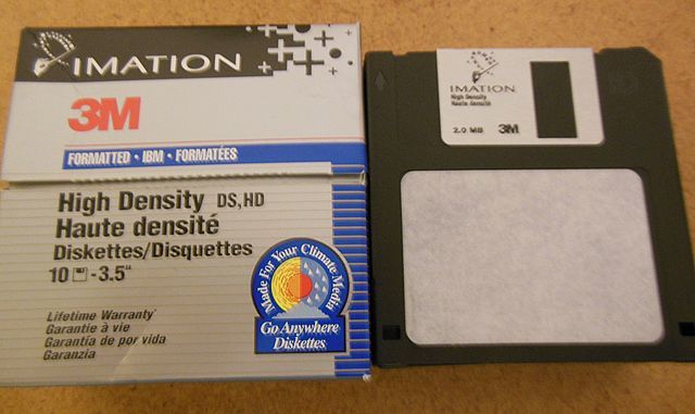 Lot de disquettes neuves A 3.5 floppy disc 0 Gap (05)