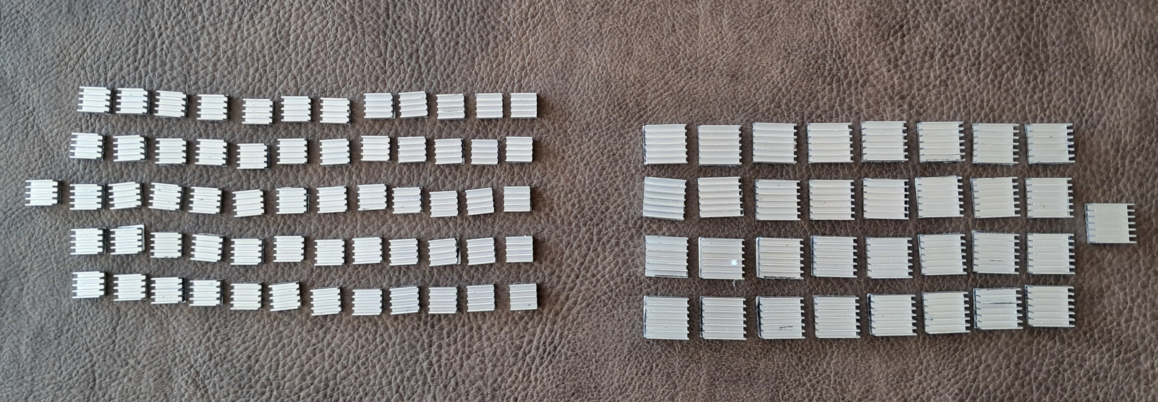 lot de 94 dissipateur thermique aluminium 
2 tailles 20 Carnon Plage (34)