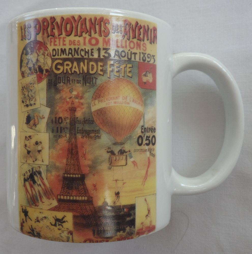 MUG JAM DISTRIBUTION D�CORATION SUR PORCELAINE ARTERTRE PARI 15 Castries (34)