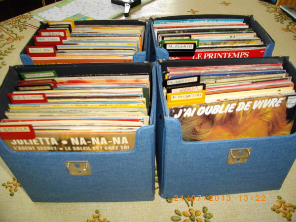 DIVERS DISQUES VINYLES 45 TOURS VARIETE FRANCAISE 5 Perros-Guirec (22)