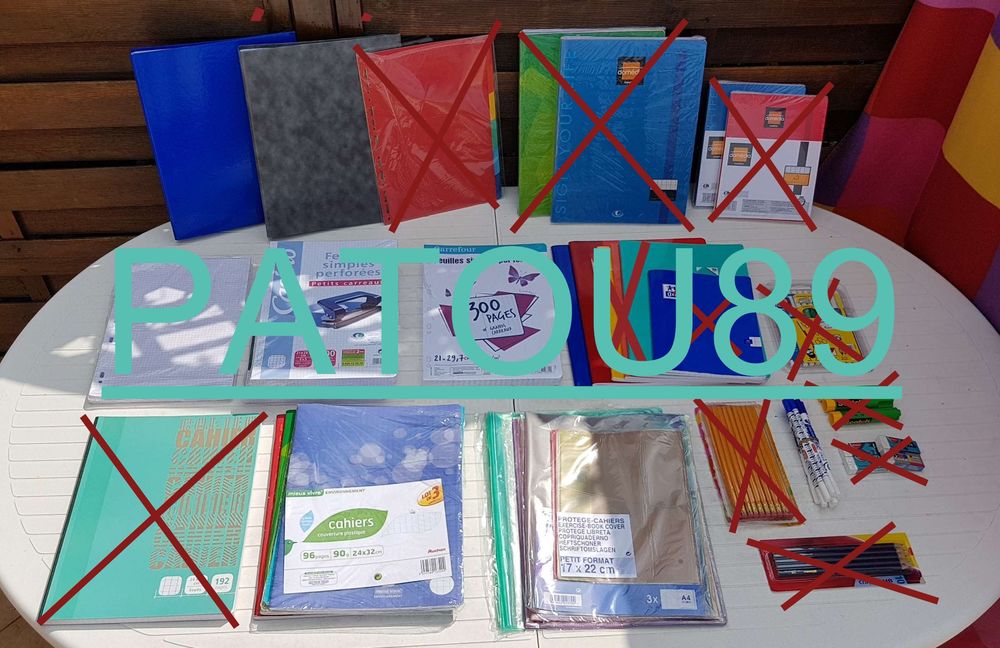 Divers lots fournitures scolaires 1 Pourrain (89)