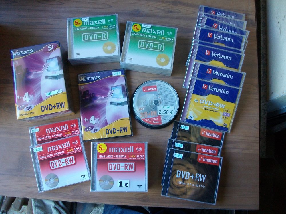 divers Packs de DVD-R et DVD-RW- Neufs 1 Bouxwiller (67)