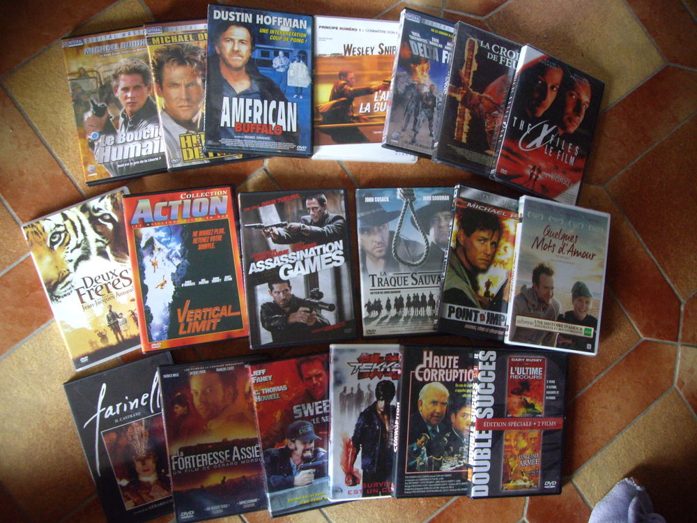 Divers DVD et K7 Vid�os VHS de Films � 0,50 � et 1 � 1 Bouxwiller (67)