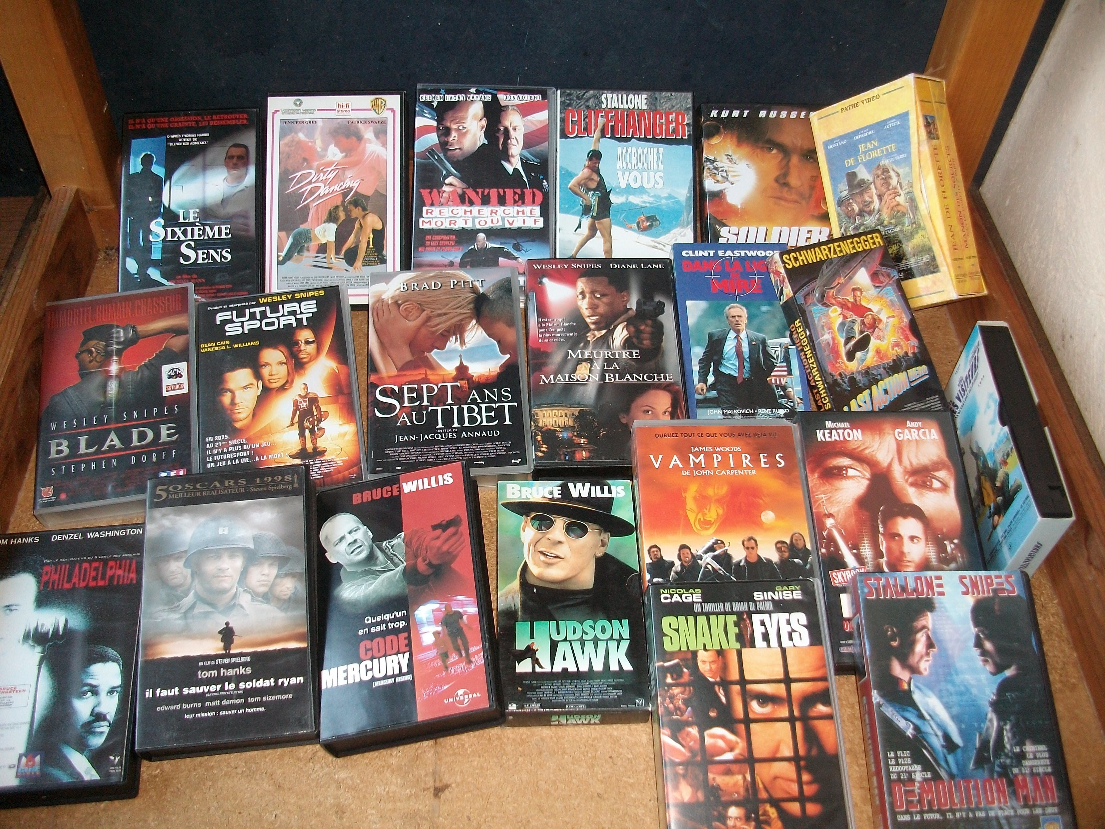 Diverses K7 Vid�o VHS de Films Original � 0,30 � pi�ce 1 Bouxwiller (67)