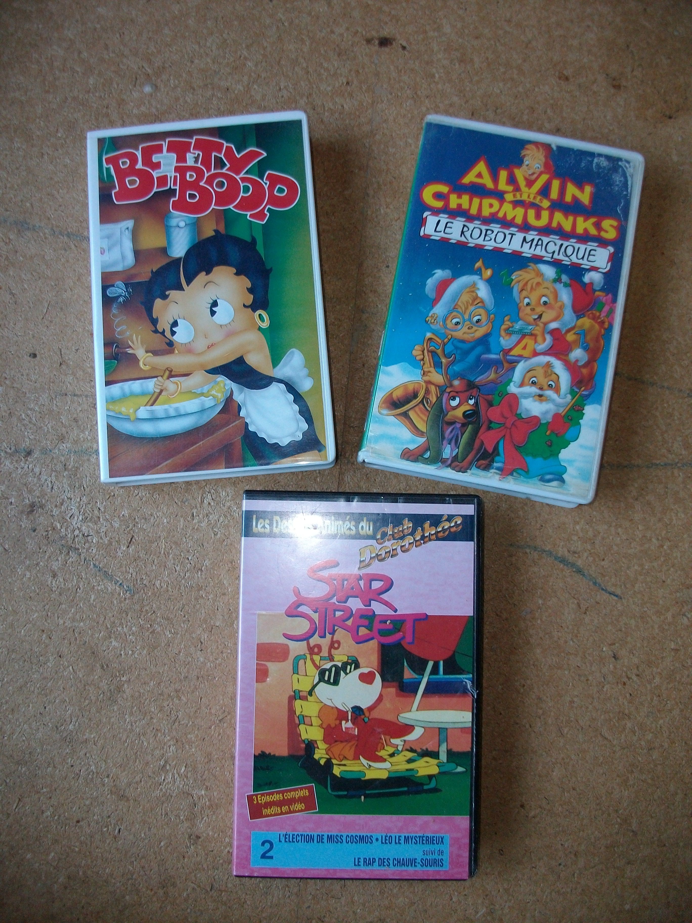 Diverses K7 Vid�os Dessins Anim�s � 0,10 � 1 Bouxwiller (67)