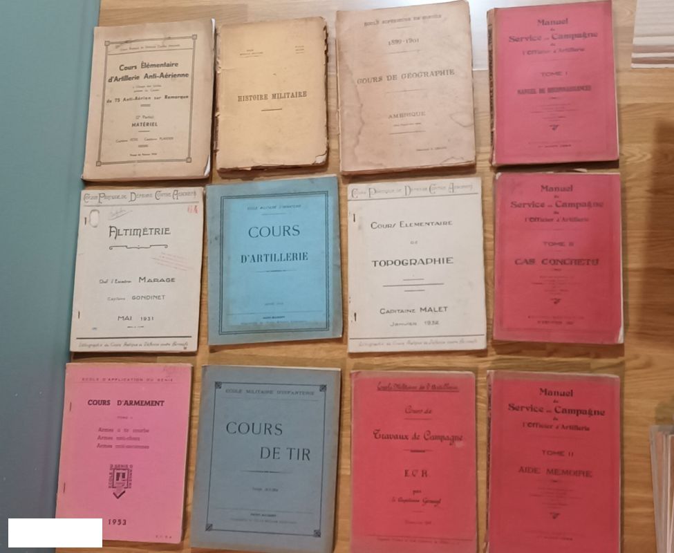 Lot de 12 documents militaire vari�s 1894 a 1933 notice 90 Vignot (55)