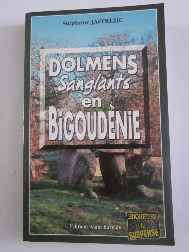 DOLMENS SANGLANTS EN BIGOUDENIE  roman policier  BRETON BARG 3 Brest (29)
