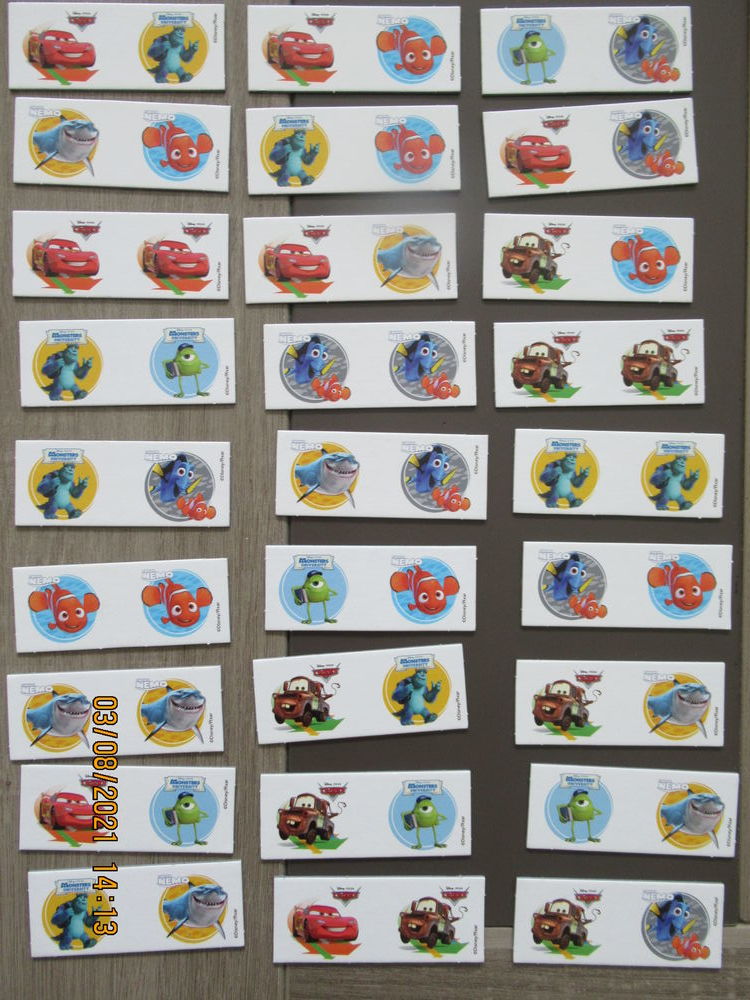 jeu de domino, m�mo et cubes 8 Aizenay (85)