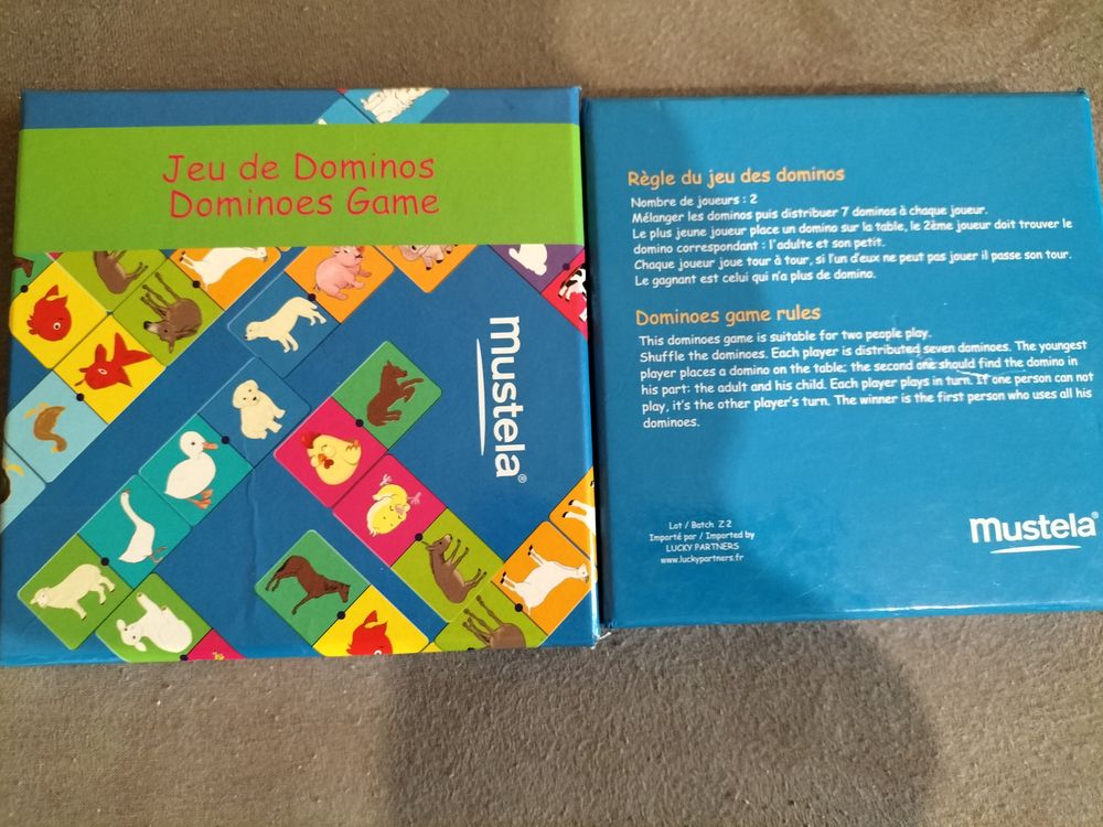 Jeu de dominos avec animaux 4 Paris 18 (75)