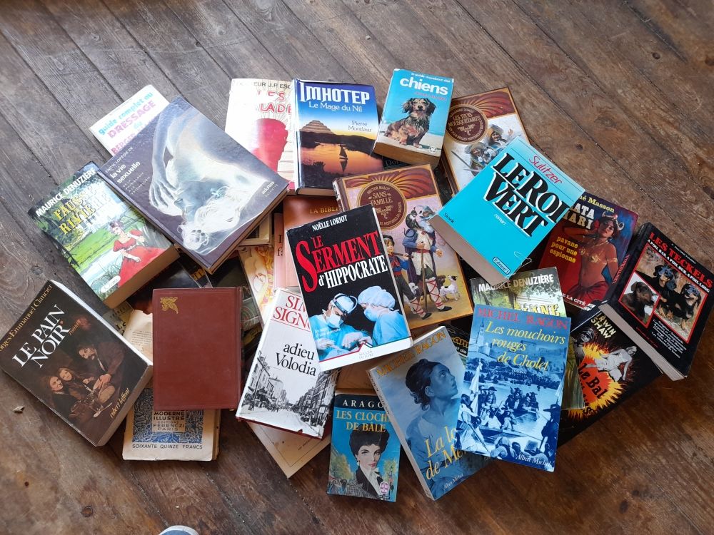 donne 2 cartons de livres divers 0 Nantes (44)