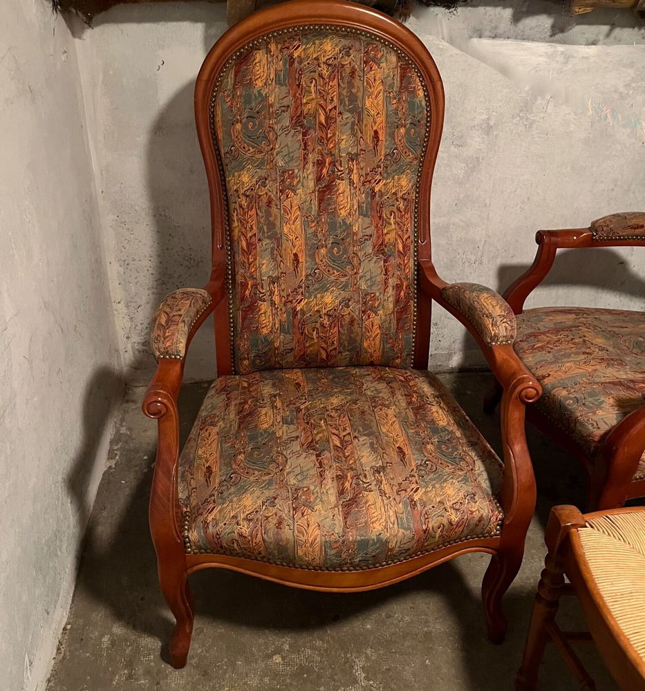JE DONNE - Fauteuil bois et tissu 0 Charbonni�res-les-Bains (69)
