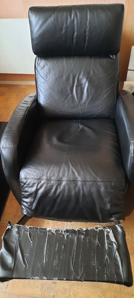  donne fauteuil relax manuel  en cuir 0 Paris 20 (75)