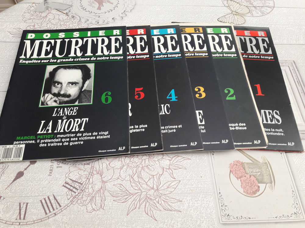 Dossier collector Enqu�tes sur les grands crimes 25 Vitry-sur-Seine (94)