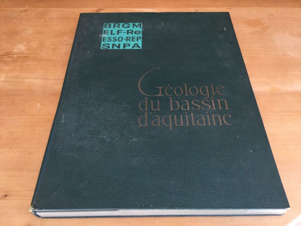 Dossier géologie du bassin d'Aquitaine de 1972 160 Toulouse (31)