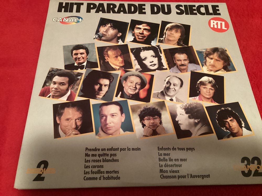 Double album 33 t hit parade du siecle 10 Vaucresson (92)