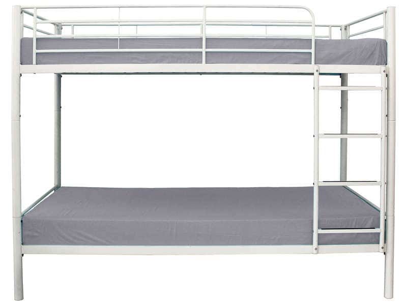 Lit Double Blanc en m�tal 100 Malo Les Bains (59)