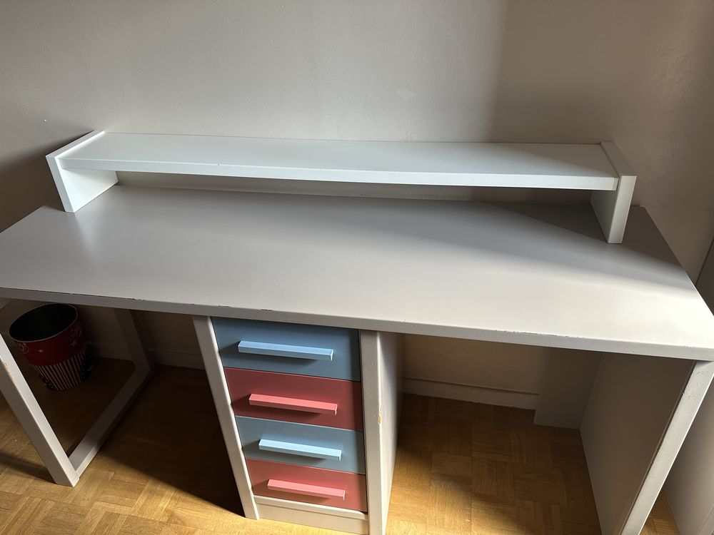 DOUBLE BUREAU ENFANT ET SON ETAGERE MARQUE ANDERS 0 Courbevoie (92)