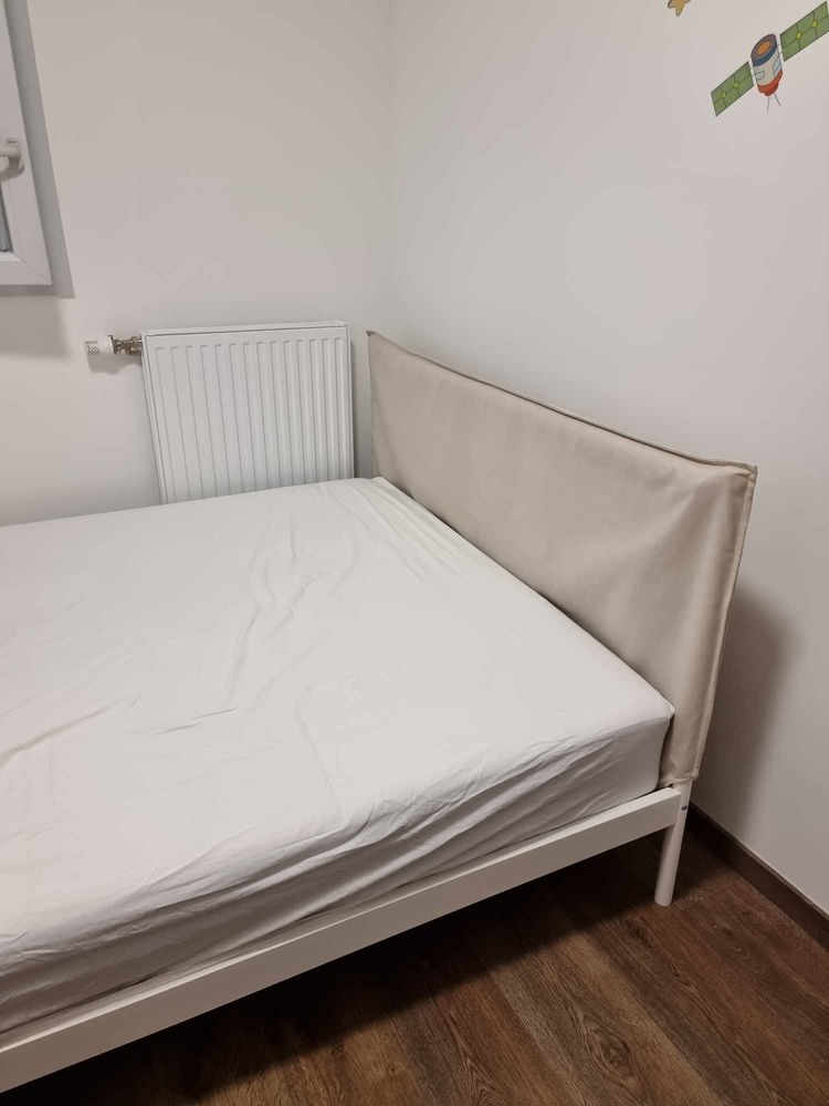 lit double cardre + matelas ikea 200 Blagnac (31)