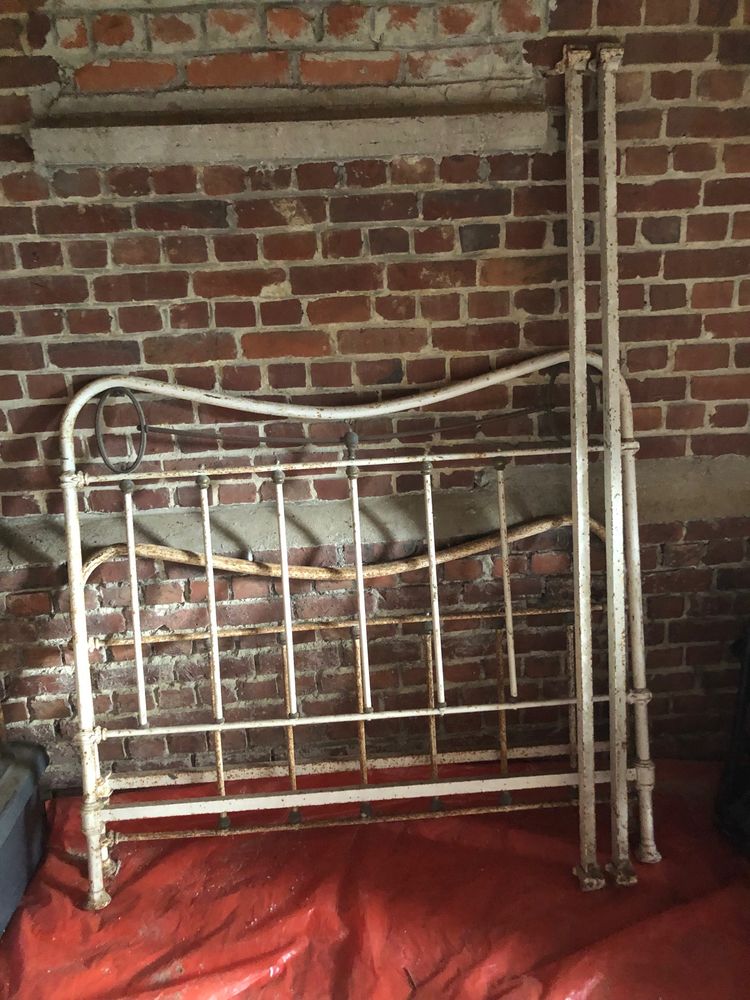 Lit double en fer forg� 50 Fleurbaix (62)