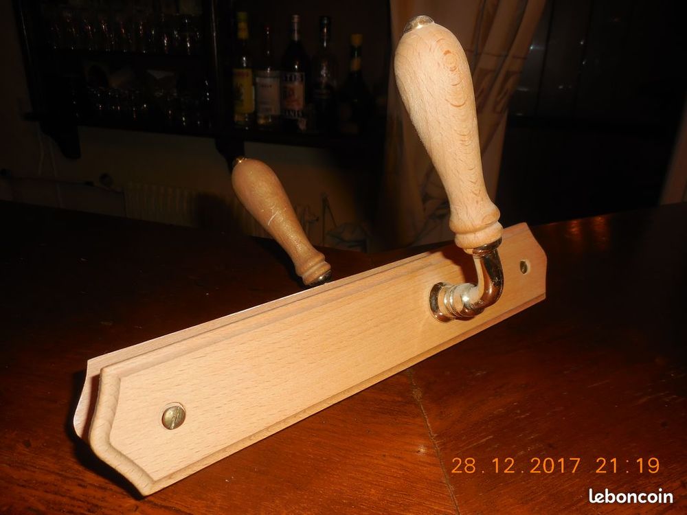 double poign�e de porte bois 5 S�te (34)