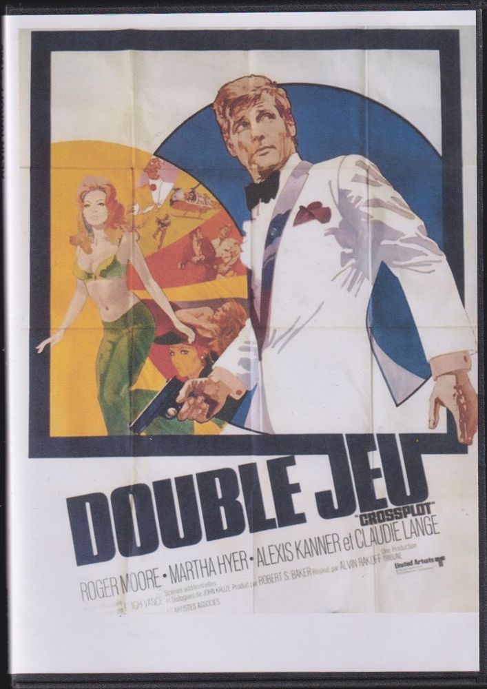 DVD VF DOUBLE JEU  / ROGER MOORE 18 Lieuran-l�s-B�ziers (34)