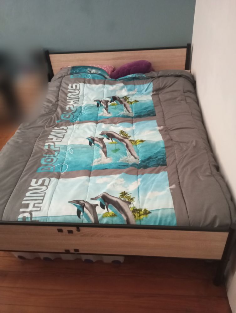 Lit double + sommier + matelas 195 Metz (57)