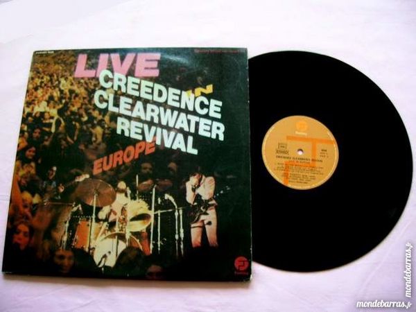 DOUBLE 33 TOURS CREEDENCE CLEARWATER REVIVAL Live 48 Nantes (44)