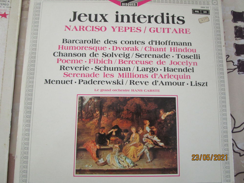 double vinyle  jeux interdits  Narciso Y�pes guitare 8 Chanteloup-en-Brie (77)