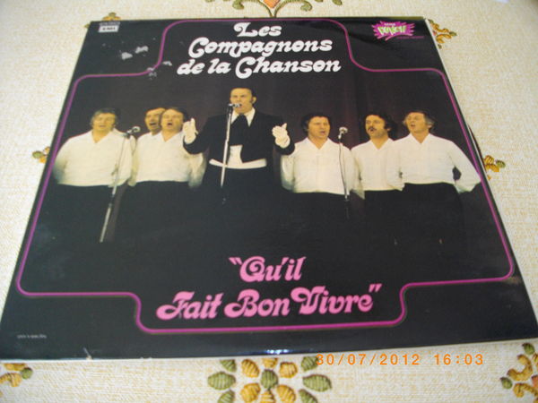 DOUBLE VINYLES 33 TOURS DES COMPAGNONS DE LA CHANSON 15 Perros-Guirec (22)