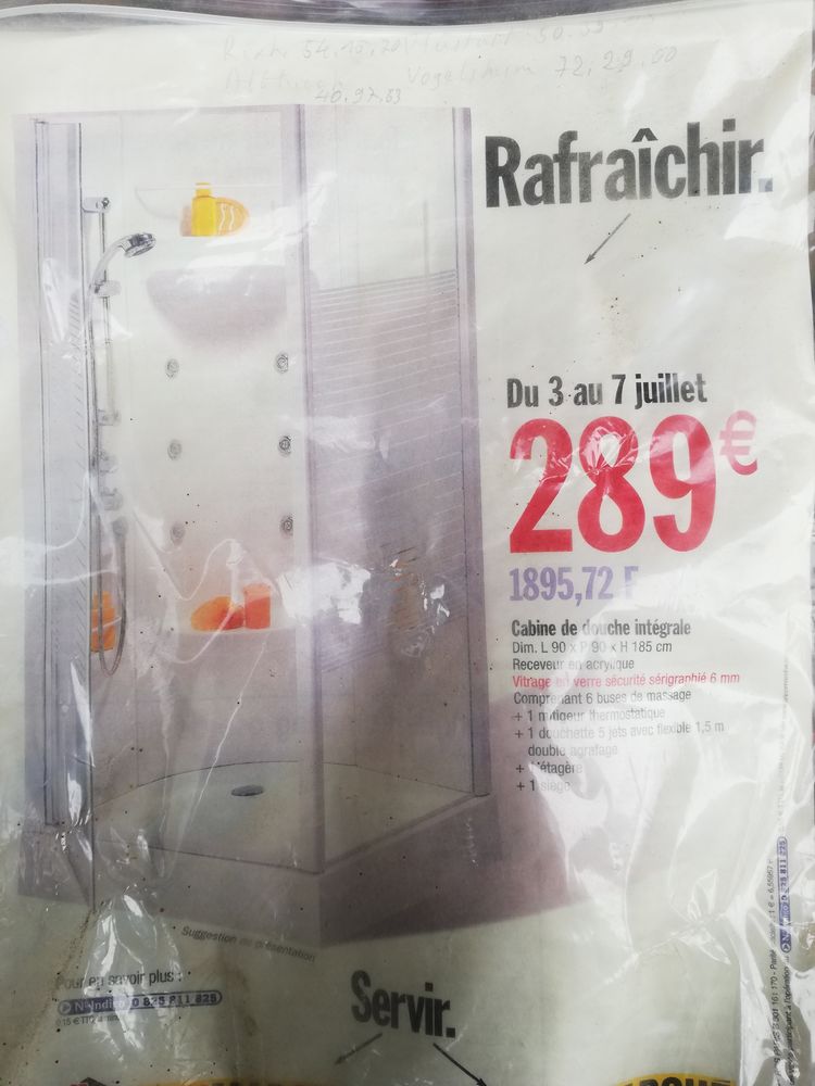 Douche neuve 50 Morschwiller-le-Bas (68)