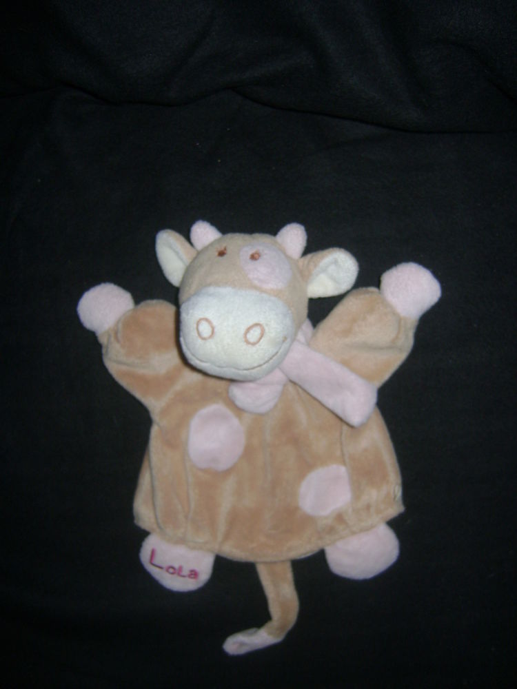 Doudou marionnette vache lola noukies 10 Mulhouse (68)